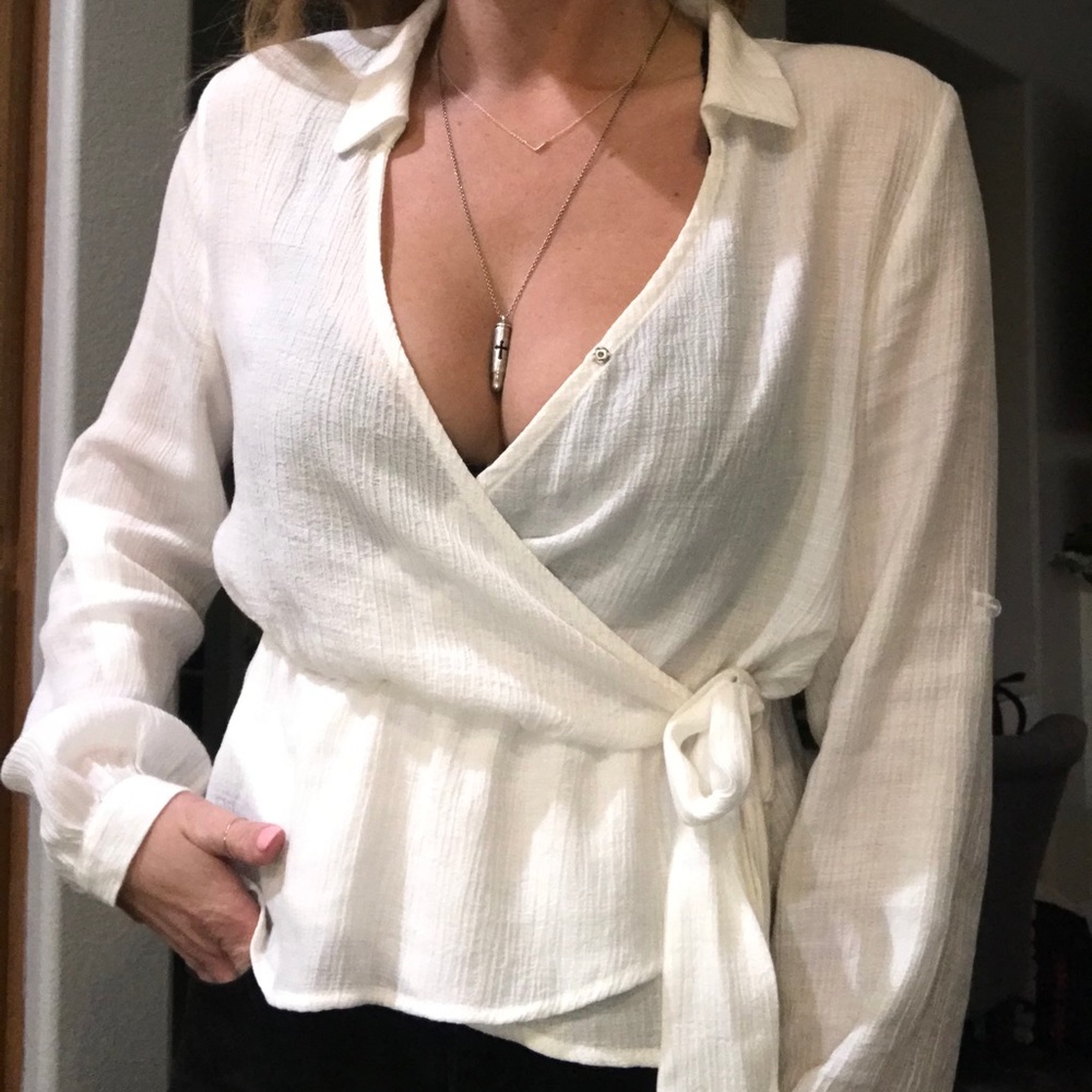 White tie side top